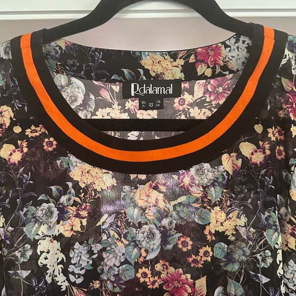 Anthropologie Rdalamal Multicolour Floral Long Sleeve Top - Size 10. NWOT. - Picture 5 of 13